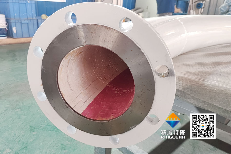 尊龙凯时ZTA陶瓷贴片耐磨管道