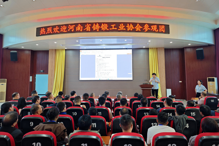 河南省铸锻工业协会到访尊龙凯时特瓷